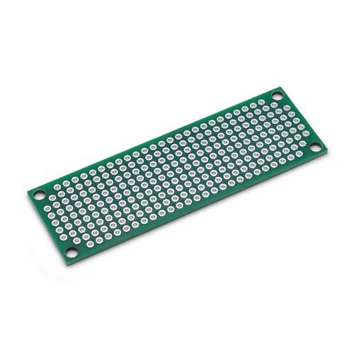 Double Sided LF HASL Perf Board, PCB Board, Electronic Circuit Board for DIY Prototype Circuit, FR4, Plated Through Hole Solder Prototype Board, ST-PERF-1-3 (1" x 3" - 2 Pack) - style: 1" x 3" - 2 Pack