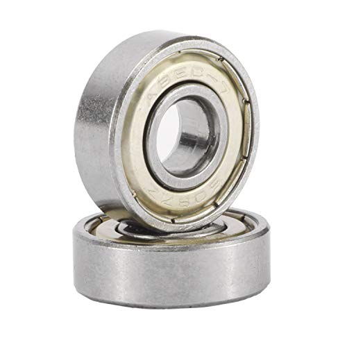 DasMarine 100 PCS 608 ZZ Skateboard Bearings,Double Shielded Miniature Deep Groove Ball Bearings for Skating/Skateboarding(8mm x 22mm x 7mm)