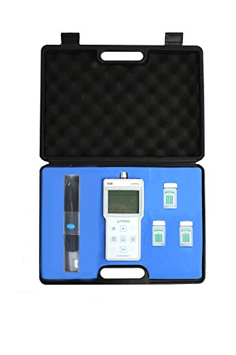 Apera Instruments AI412 EC400 Portable EC (Conductivity)/TDS Meter Kit, 0 to 200.0 MS/cm Measuring Range - style: EC/TDS