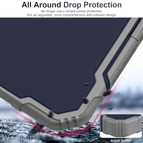 Clipboard, Clipboard with Storage, Heavy Duty Clip Boards 8.5x11, Protective Over Molded Edge, Plastic Clipboards, Contractor Folder with Internal Pen Pouch for Driver (Dark Blue) - color: Dark Blue