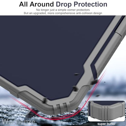 Clipboard, Clipboard with Storage, Heavy Duty Clip Boards 8.5x11, Protective Over Molded Edge, Plastic Clipboards, Contractor Folder with Internal Pen Pouch for Driver (Dark Blue) - color: Dark Blue