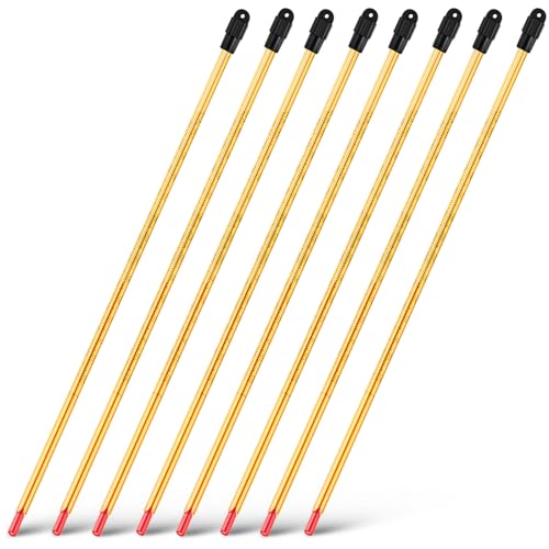 8 Pcs General Purpose Lab Thermometer, Glass, Total Immersion