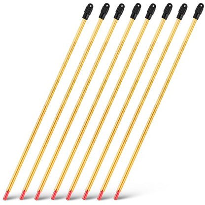 8 Pcs General Purpose Lab Thermometer, Glass, Total Immersion