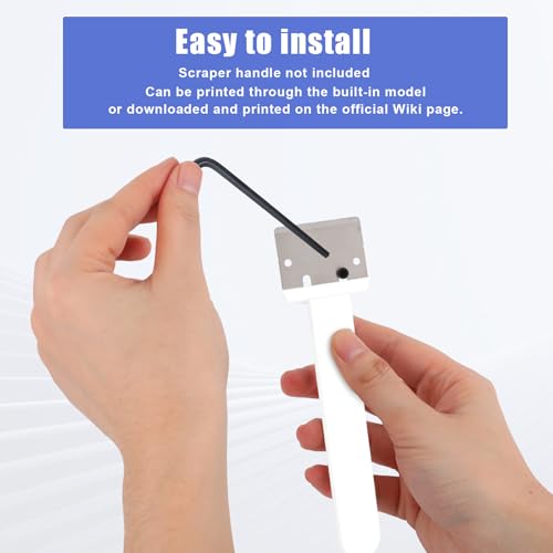 6pcs Professional 3D Print Scraper Blades, Stainless Steel Cleaning Plate