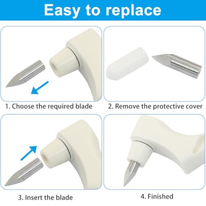 White Craft Cutting Tools, Craft Cutting Knives - color: White