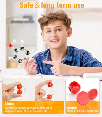 NINGOO Organic Chemistry Model Kit,404 PCS,for Students＆Teacher