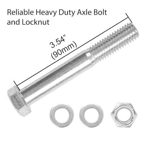 4” V-Groove Dual Bearing Slide Gate Wheel w/Bolted Bracket Cradle
