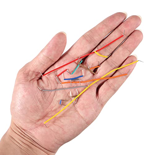 140 PCS Jumper Wire Cables Kit 14 Vaules Assorted Jumper Wire Breadboard Connecting Line Cables for Breadboard Prototyping Flexible Circuits - size: 140pcs