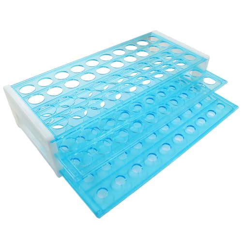 40-Hole Plastic Test Tube Rack, 18mm Holes