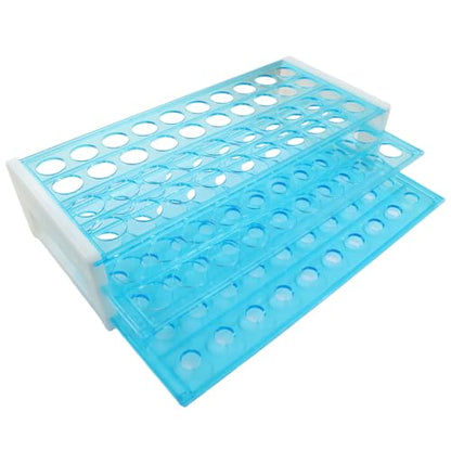 40-Hole Plastic Test Tube Rack, 18mm Holes