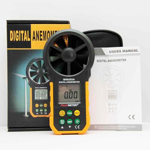 MS6252A Digital Anemometer Handheld Wind Speed Meter