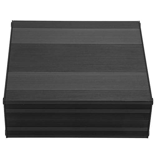 Split Aluminum Box, 54x145x150mm Black
