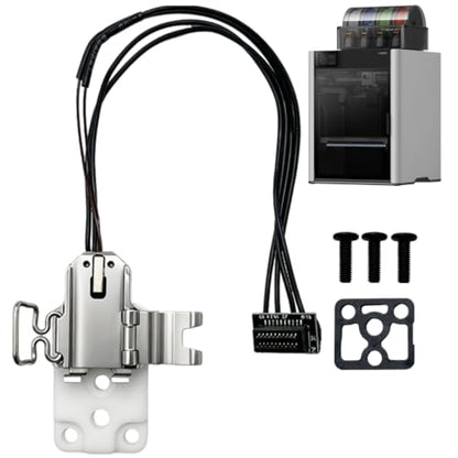 for Bambu Lab H2S Hotend Heating Assembly,Replacement Heater Unit with Thermal Insulation Pad, Ceramic Zirconia Base, Temp Resistant Up to 2300℃,Plug and Play – H2S Hotend Repair Part - color: for Bambu H2S