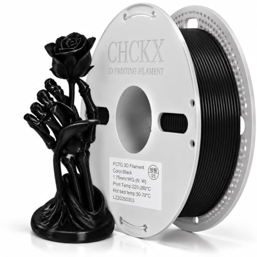 PCTG Filament Black for 3D Printing Better Than PETG Filament 1KG - color: Black 3