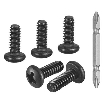 DTGN #6-32x3/8 Pan Head Machine Screw W/Screwdriver Bit 304 50pcs - size: #6-32x3/8"