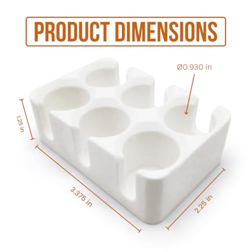 Insul-Grid: Insulin Vial Holder and Organizer for Refrigerator Storage, Diabetic Care and Space Saving, Holds 6 Standard 10 mL Vials for Insulin Like Novolog or Humalog, 23mm (0.9in) Diameter