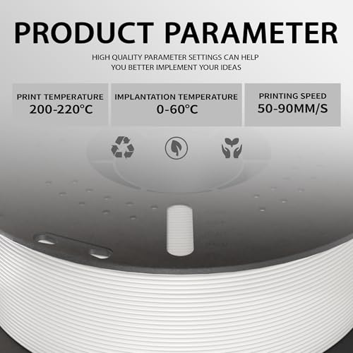 PLA+ Filament 1.75mm White/Black 2KG, Dimension Accuracy +/- 0.02mm - color: Black(1pc)white(1pc)