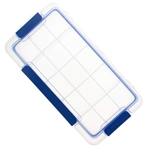 Utoolmart 9-inch Tool Box,PP Compartment Storage Box,Organizer and Storage for Tools,Parts,Toys, Art,Translucent 9 x 4.7 x 1.5 inches 1 Pcs - size: G230
