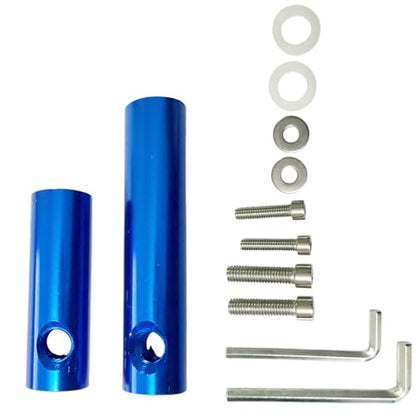 Steering Damper Mounting Bracket Kit Compatible with V5 11 inch Electric Scooter, Motorcycle Stabilizer Mount, Easy-Install Damper Bracket for V5 Scooters & Motorcycles (Blue) - color: Blue