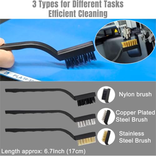 33Pcs 3D Printer Nozzle Cleaning Kit with Bag,Nozzle Cleaning Needles Kit - size: Nozzle Cleaning Set (33-Piece)
