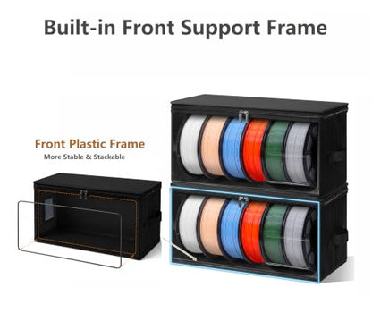 Filament Storage Box, 4 Packs Hold Up to 24 Rolls