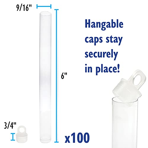 The Beadsmith Friction Tube Variation - size: 6" Long - 9/16" Dia - 100 Per Bag