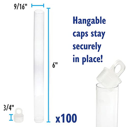 The Beadsmith Friction Tube Variation - size: 6" Long - 9/16" Dia - 100 Per Bag