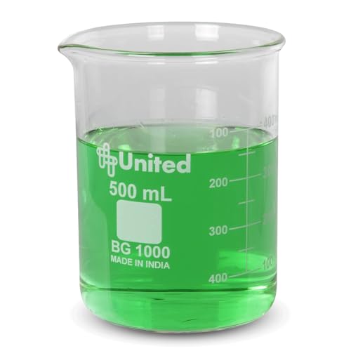 United Scientific™ Borosilicate Glass Beaker, 500ml, Autoclavable, 1 Each - size: 500mL