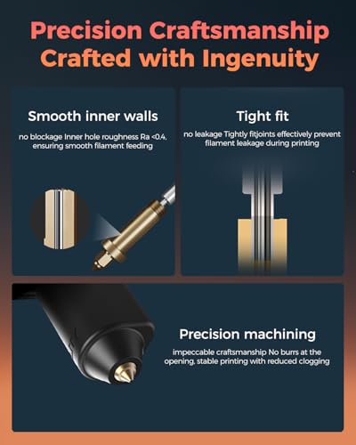 Creality Official Ender 5 Max Hotend, Support 700mm/s Fast Speed Printing and 300℃ High Temperature Printing, Innovative Multi-Channel Design Effectively Enhances Printing Efficiency - style: Ender 5 MAX