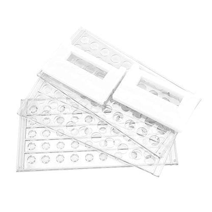 Plastic Test Tube Rack for 15/18 mm Tubes, Hole Diameter is 18.7mm, Holds 50, Detachable, Karter Scientific 208U2 (Pack of 1) - size: 15/18mm, style: Pack of 1