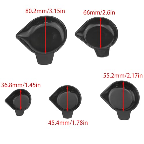 1 Set Black Weighing Pans, Easy to Organize