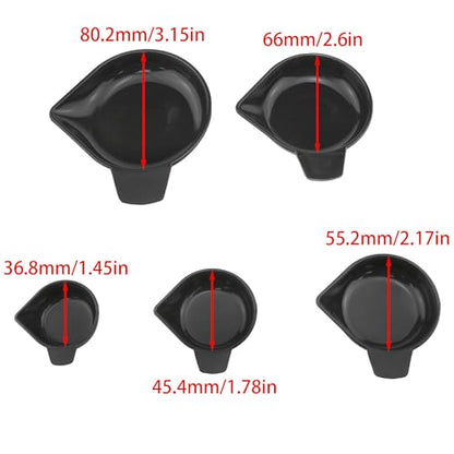 1 Set Black Weighing Pans, Easy to Organize