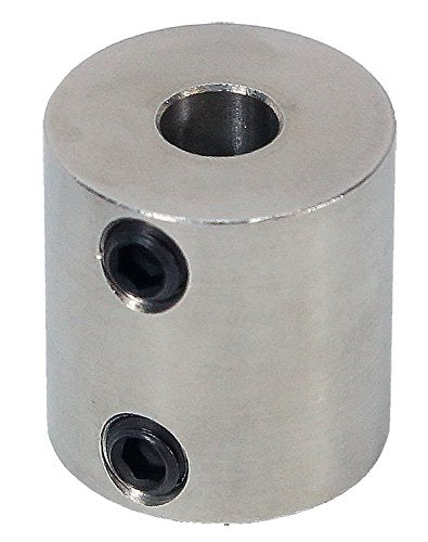12mm to 6mm Stainless Steel Set Screw Shaft Coupler