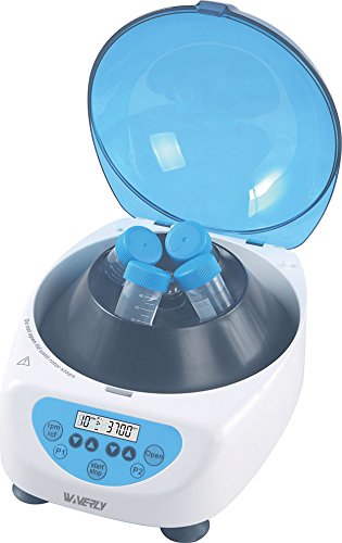 CL4M Mini Centrifuge with 4 x 50ml Rotor. Includes Multiple adapters to fit All Tube Sizes from 1.5ml to 50ml