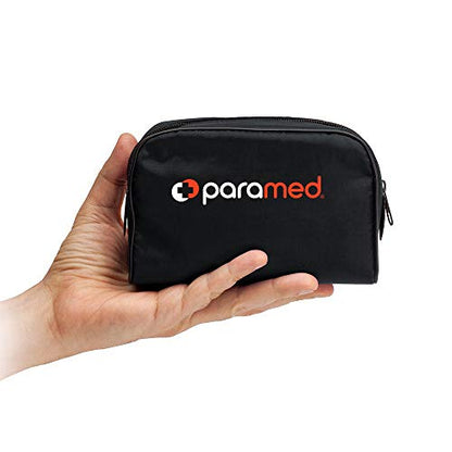 PARAMED Aneroid Sphygmomanometer – Manual Blood Pressure Cuff with Universal Cuff 8.7-16.5" and D-Ring – Carrying Case in the kit – Black – Stethoscope Not Included - color: Black
