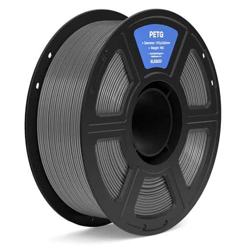 ELEGOO PETG 3D Printer Filament 1.75mm Space Gray 1KG - color: Space Gray 1kg