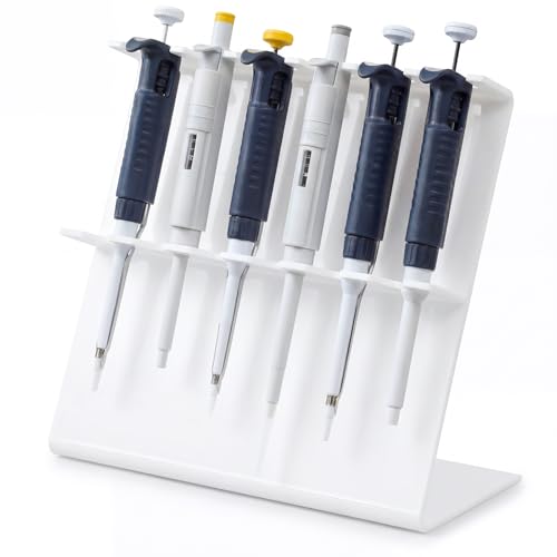 Laboratory Pipette Stand 6 Place Pipettor Holder, Stable Z Shaped - style: Z Shaped, Hold 6 Pipettors