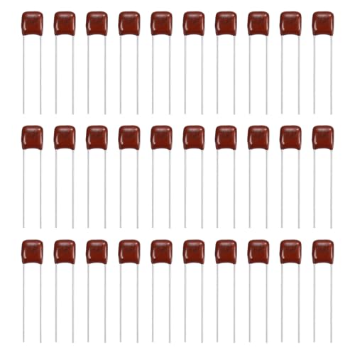 MECCANIXITY 30 Pcs Metallized Polypropylene Film Capacitors 394J 0.39UF - size: 394J 0.39UF