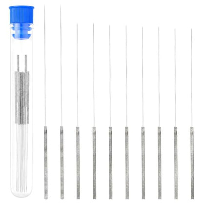 10Pcs 3D Printer Nozzle Cleaning Kit Stainless Steel Precision Needles Tool