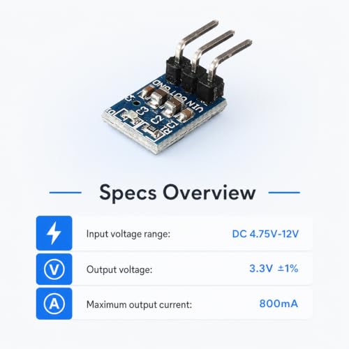 20-Pack AMS1117-3.3 Voltage Regulator, 3.3V, 800mA