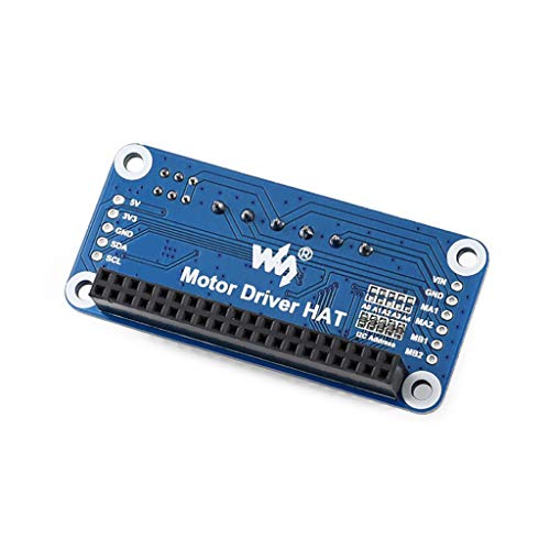 Motor Driver HAT for Raspberry Pi Onboard PCA9685 TB6612FNG Drive Two DC Motors I2C Interface 5V 3A Can be Stackable up to 32 This Modules