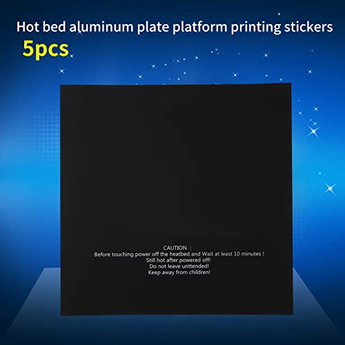 3D Printer Heated Bed Stickers 5 Pack 220mm