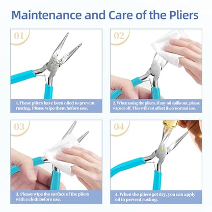 Mini Jewelry Pliers Small Needle Nose Pliers for Jewelry Making