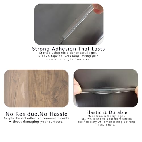 Clear Adhesive Double Sided Sticky Dots 300 Pack - size: Circle 0.6IN