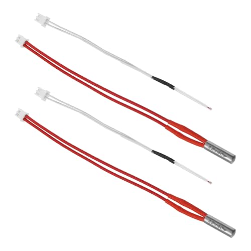 ECSiNG Set of 4 3D Printer Heating Rod Thermistor Kit 12V 40W Heating Rod Thermistor Temperature Sensor Compatible with Anycubic Mega i3 Mega Pro 3D Printers Parts