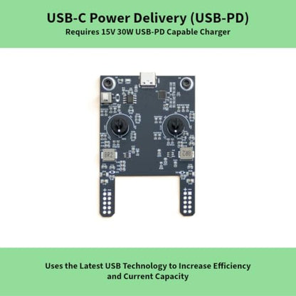 USB-C Adjustable 12V/9V/6V/5V/3.3V/1.5V 2A Total Output Breadboard Power Supply USB-C PD Compatible with Raspberry Pi, Pico W, ESP32 (Power Supply Starter Kit)