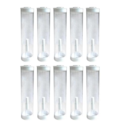 10 Sets Insect Observation Tubes with Lid Bug Collection Containers for Outdoor Nature Exploration and Insect Observation