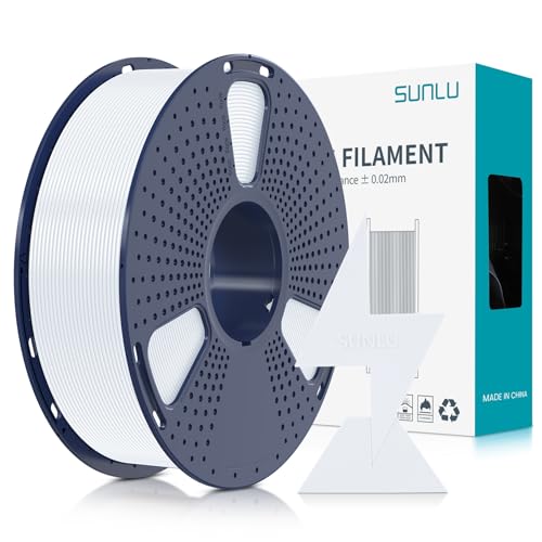 SUNLU High Speed PLA Filament 1.75mm, 1KG White - color: White, size: 1KG