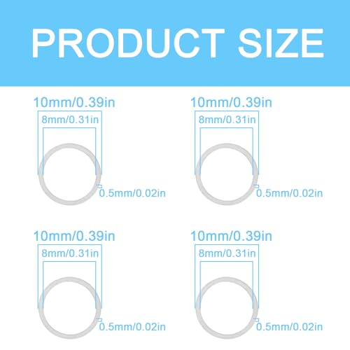 M8x10mm Thin Spacer Washers, 304 Stainless Steel Precision Shim Set - size: M8x10