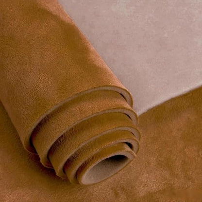Brown Suede Headliner Fabric - 96" L × 60" W Auto Head Liners, Fabric Tube Packaging with Foam Backing for Cars, Trucks, SUVs, RVs, Boats - Home Repair/DIY Headliner Material - color: Dark Brown, size: 96"L×60"W